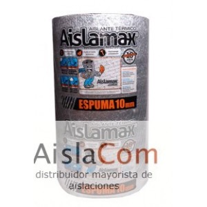 Espuma Aislamax DOBLE  aluminizado